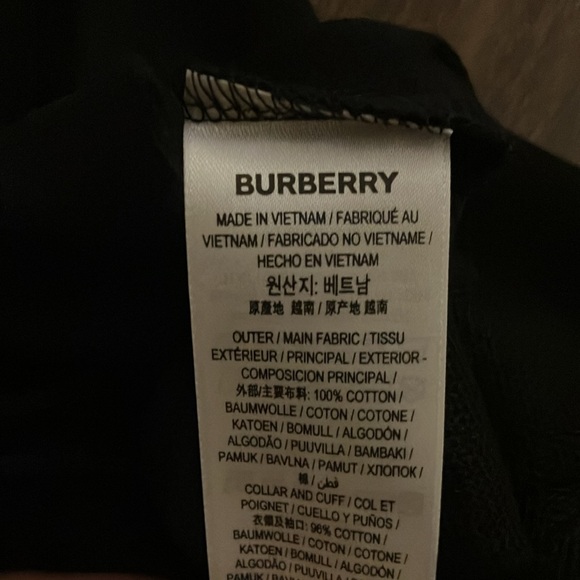 NWT- Women’s Authentic Burberry Polo Shirt Size L - Picture 8 of 10